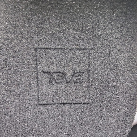 TEVA Mush Mandalyn Wedge Ola 2 Slip On Black Blue Women's Sandals Size 11 - Picture 8 of 10